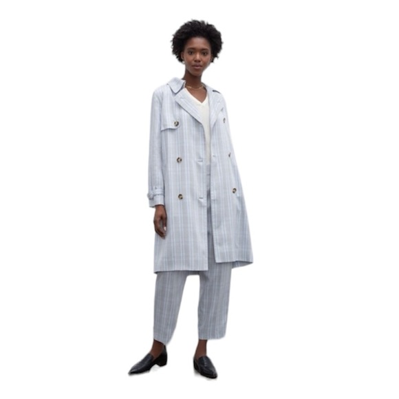 Trench Coat Club Monaco Plaid Coat NWT Club Monaco Everywear